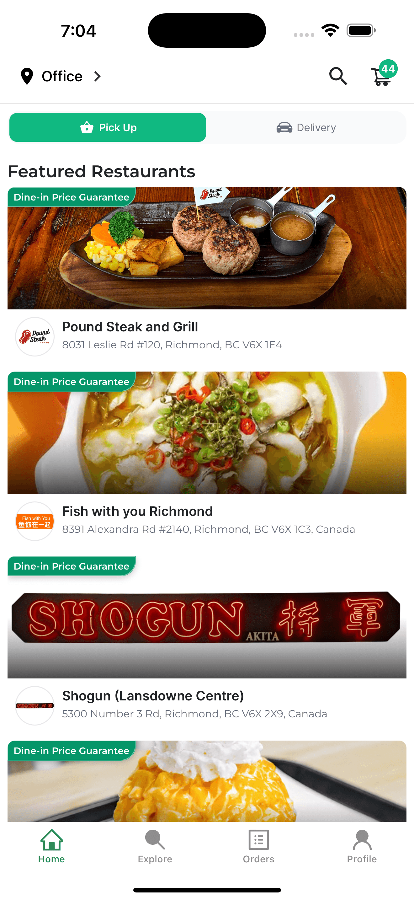 WhatsDish Food Ordering App